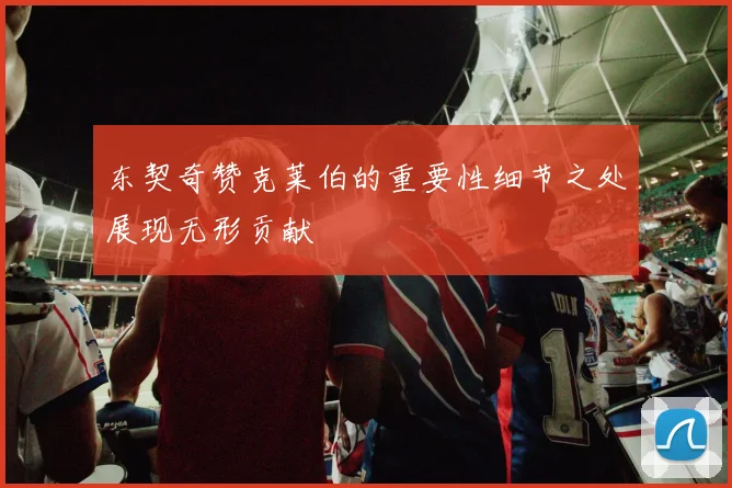 东契奇赞克莱伯的重要性细节之处展现无形贡献